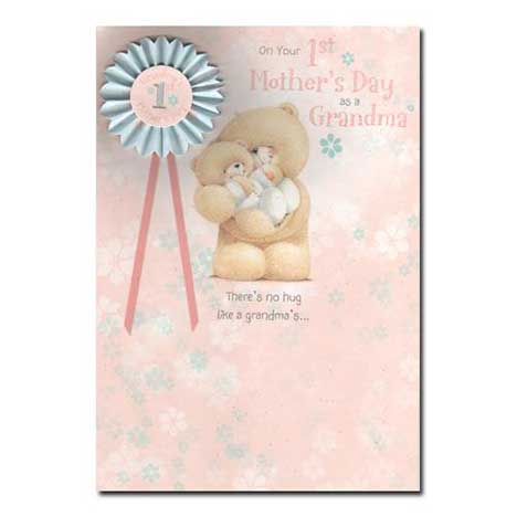 1st Mothers Day as a Grandma Forever Friends Card 