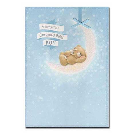 New Baby Boy Forever Friends Card 