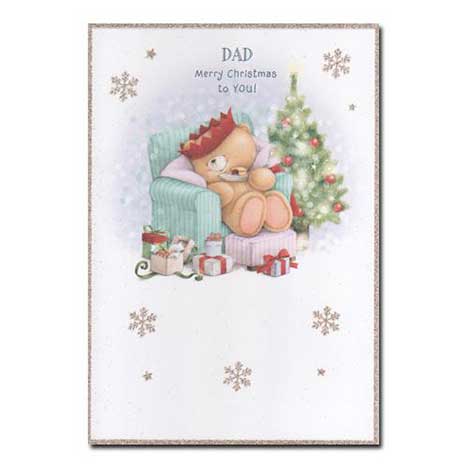 Dad Forever Friends Christmas Card 