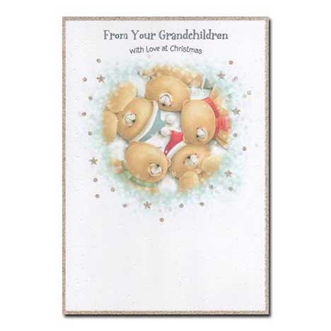 From Your Grandchildren Forever Friends Christmas Card 