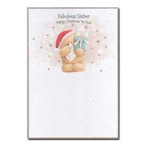 Fabulous Sister Forever Friends Christmas Card 