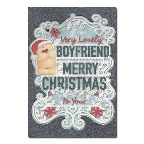 Boyfriend Forever Friends Christmas Card 