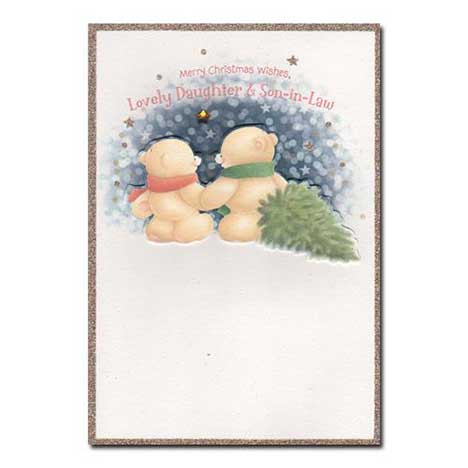 Daughter & Son-in-Law Forever Friends Christmas Card 