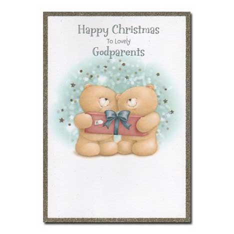 Godparents Forever Friends Christmas Card 