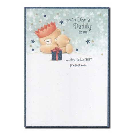 Like a Daddy to Me Forever Friends Christmas Card 