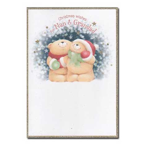 Nan & Grandad Forever Friends Christmas Card 