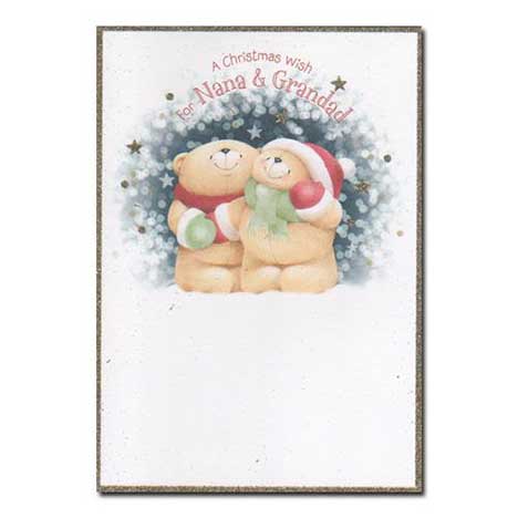 Nana & Grandad Forever Friends Christmas Card 