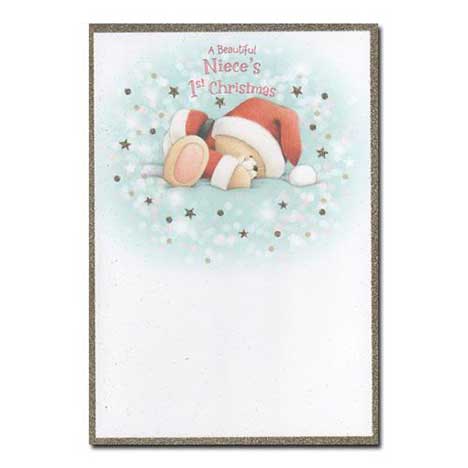 Niece 1st Christmas Forever Friends Card 