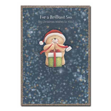 Brilliant Son Forever Friends Christmas Card 