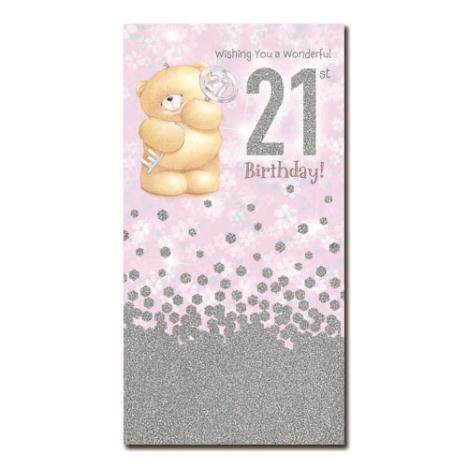 21st Key Forever Friends Birthday Card 