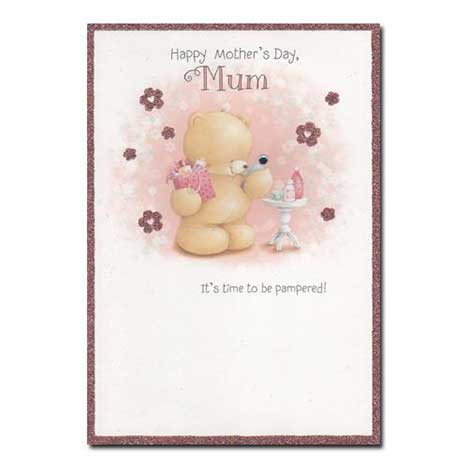 Pampering Mum Forever Friends Mothers Day Card 
