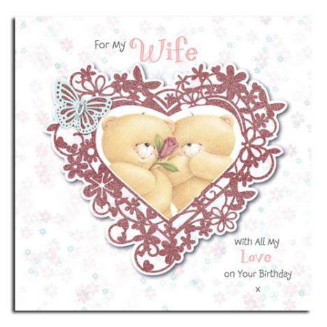 Wife Birthday Forever Friends Card 