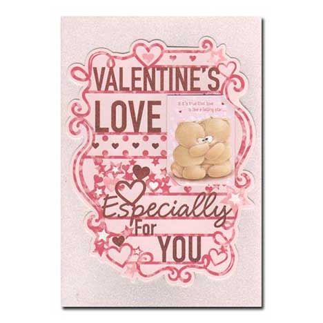 Valentines Love Forever Friends Valentines Day Card 