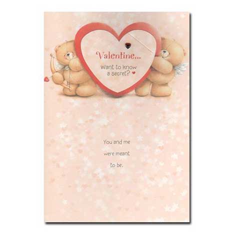 Valentine Forever Friends Valentines Day Card 