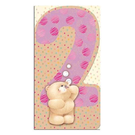 2nd Birthday Forever Friends Card 