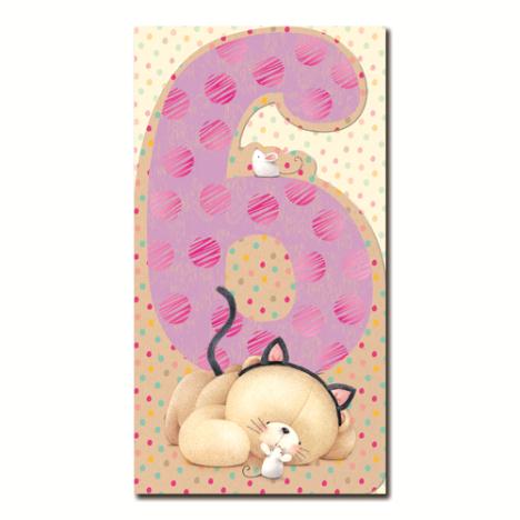 6th Birthday Forever Friends Card 