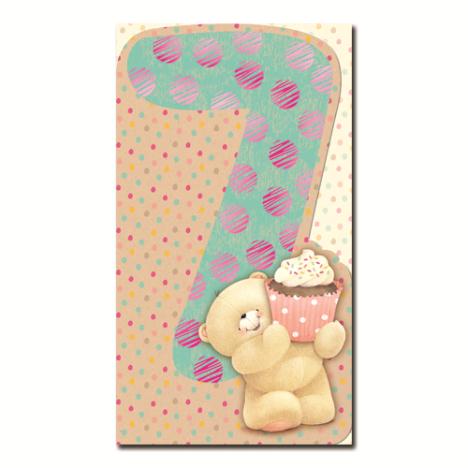 7th Birthday Forever Friends Card 