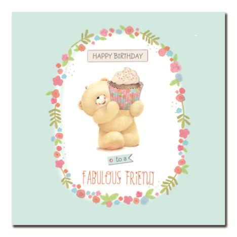 Fabulous Friend Cupcake Forever Friends Birthday Card 