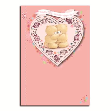 Beautiful Wife Forever Friends Birthday Card 