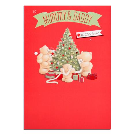 Mummy & Daddy Forever Friends Christmas Card 