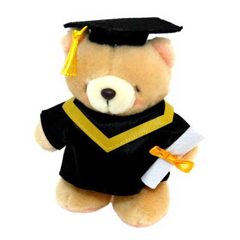 7" Standing Graduation Forever Friends Bear 