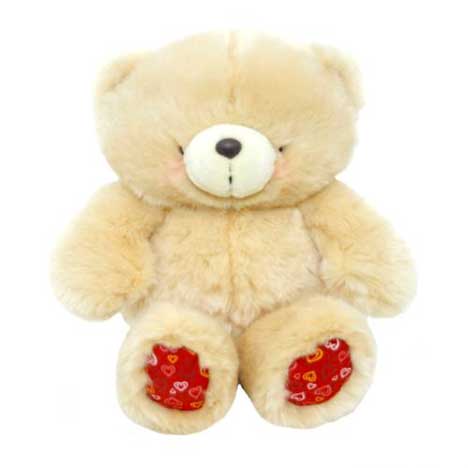 10" Heart Patterned Forever Friends Bear 