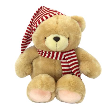 22" Striped Hat & Scarf Forever Friends Bear 