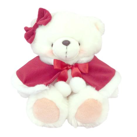 10" White Mrs. Claus Forever Friends Bear 