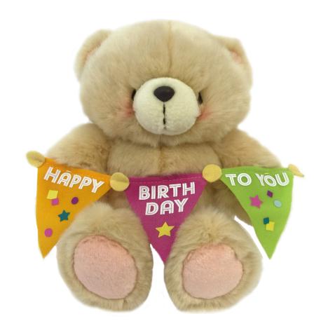 10" Happy Birthday Banner Bear 