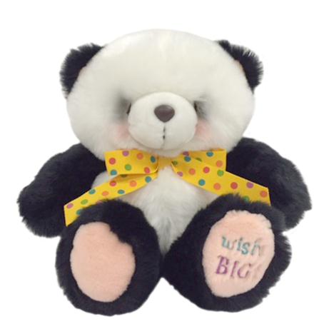 10" Forever Friends Panda with Birthday Ribbon 