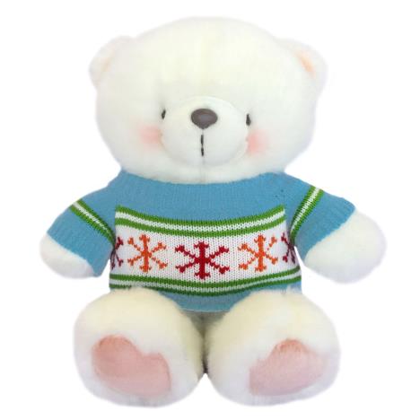 10" Bright Snowflake Jumper Forever Friends White Bear 