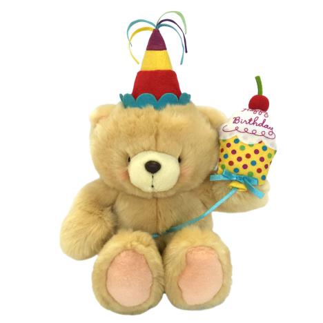 10" Cupcake Birthday Cake Forever Friends Bear 