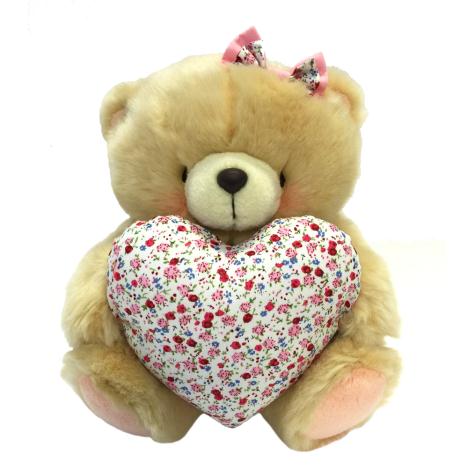 10" Spring Patterned Heart Forever Friends Bear 