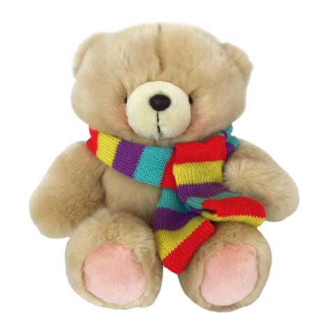10" Striped Coloured Scarf Forever Friends Bear 