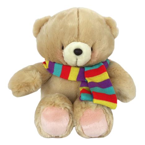 16" Striped Coloured Scarf Forever Friends Bear 