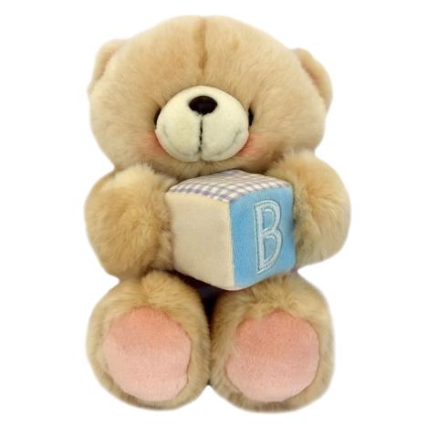 10" Holding Baby Block Forever Friends Bear 