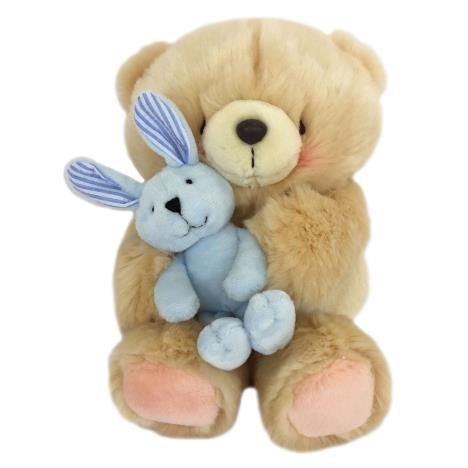 10" Holding Blue Bunny Forever Friends Bear 