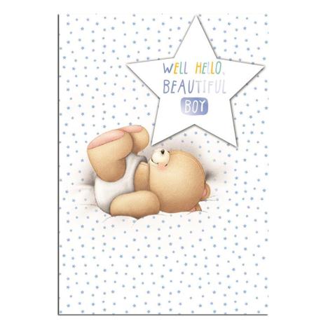 New Baby Boy Forever Friends Card 