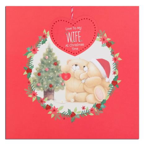 Wife Forever Friends Large Square Christmas Card 