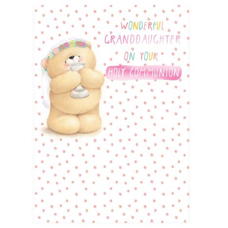 Granddaughter Communion Forever Friends Card 