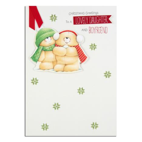 Daughter & Boyfriend Forever Friends Christmas Card 