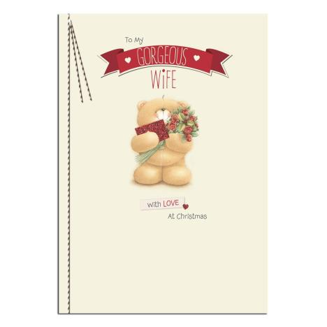Gorgeous Wife Forever Friends Christmas Card 