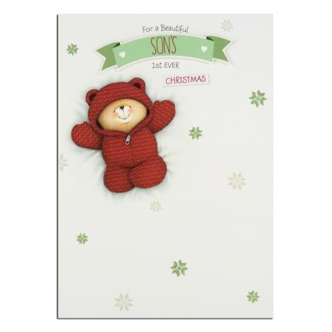 Sons 1st Christmas Forever Friends Christmas Card 