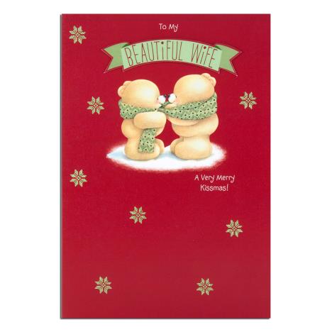 Beautiful Wife Forever Friends Christmas Card 