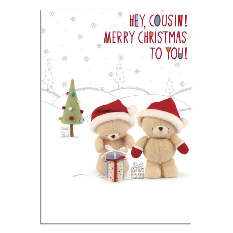 Cousin Forever Friends Christmas Card 