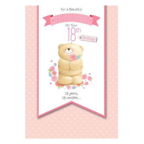 18th Birthday Granddaughter Forever Friends Card 