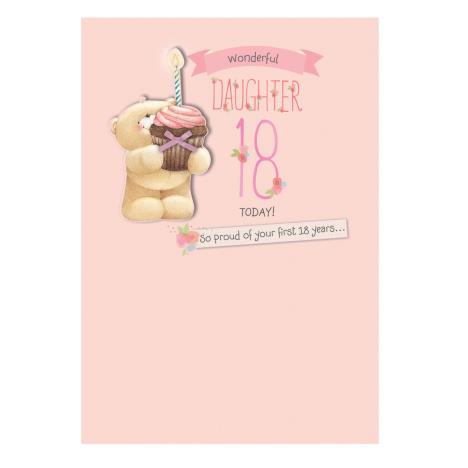 18th Birthday Daughter Forever Friends Card 