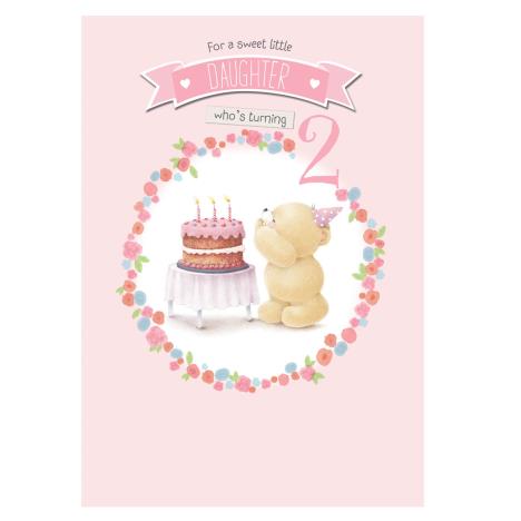 Daughter 2nd Birthday Forever Friends Card 