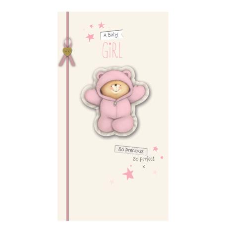 New Baby Girl Forever Friends Card 