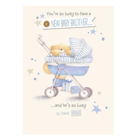 New Baby Brother Forever Friends Card 